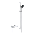 GROHE 34857000 - Duschgarnitur mit Thermostatarmatur PRECISION GET 12” glänzender Chrom