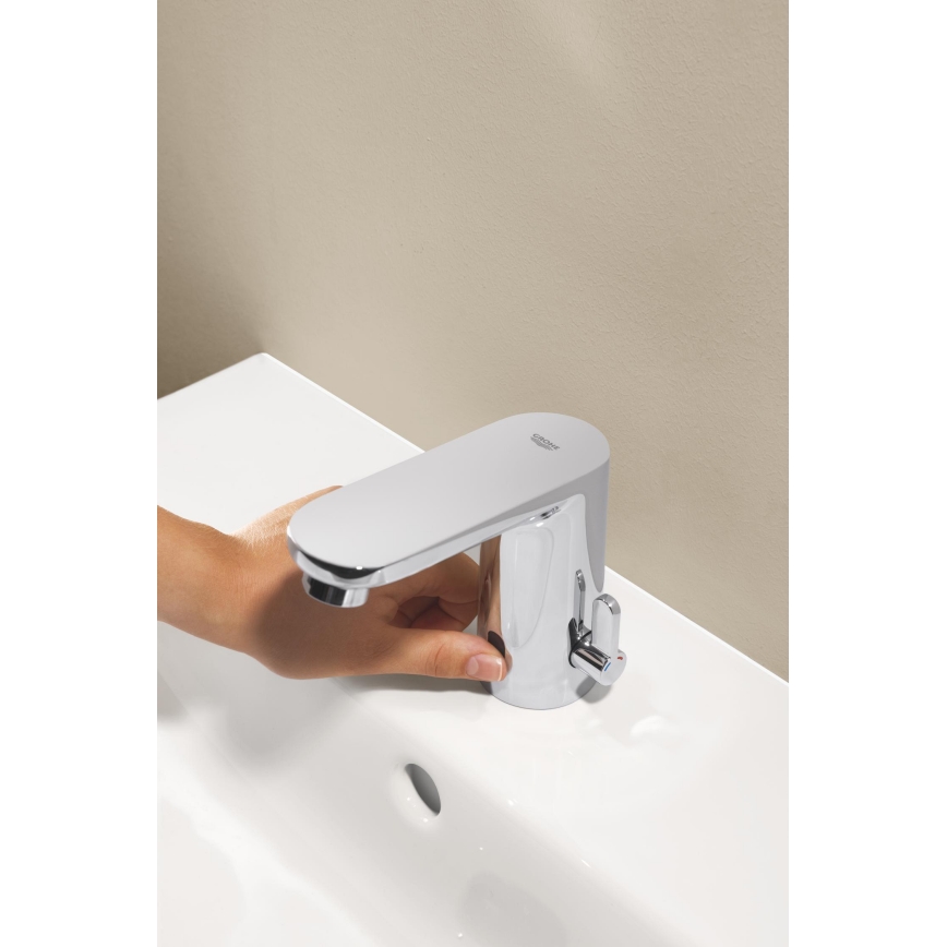 GROHE 36366002 - Elektronische Waschtischarmatur GET E, glänzender Chrom