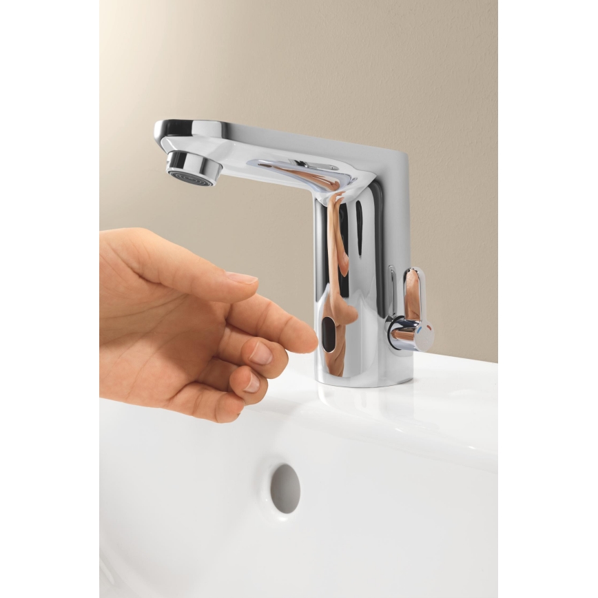 GROHE 36366002 - Elektronische Waschtischarmatur GET E, glänzender Chrom