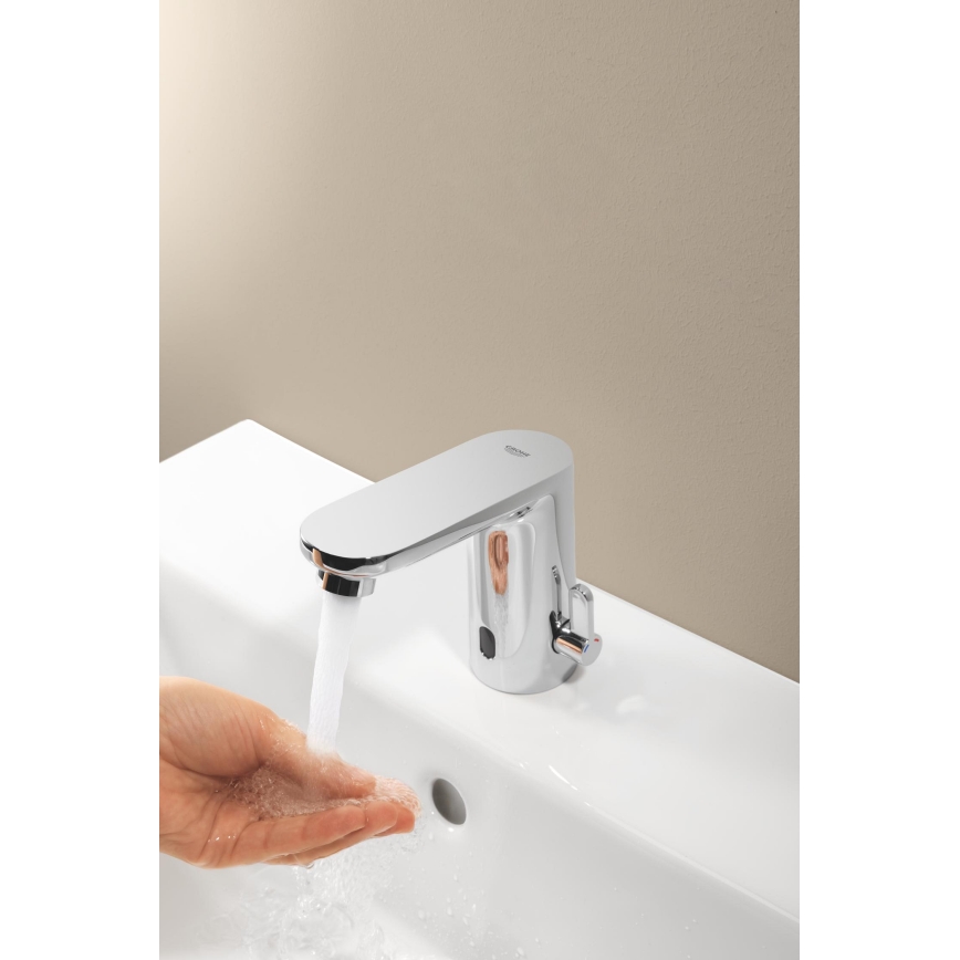 GROHE 36366002 - Elektronische Waschtischarmatur GET E, glänzender Chrom