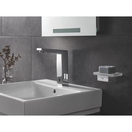 GROHE 36440000 - Infrarot-elektronische Waschtischarmatur EUROCUBE E DN 15 Chrom