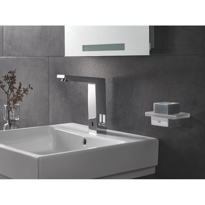 GROHE 36440000 - Infrarot-elektronische Waschtischarmatur EUROCUBE E DN 15 Chrom