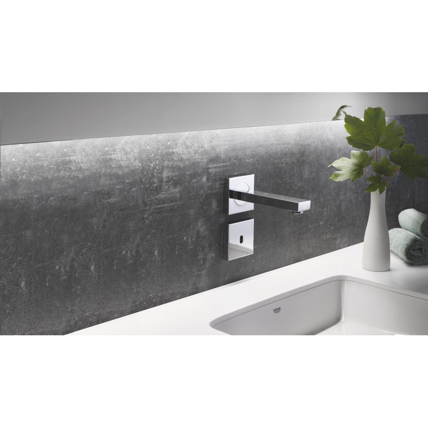 GROHE 36442000 - Infrarot-Elektronik-Armatur EUROCUBE E, glänzender Chrom