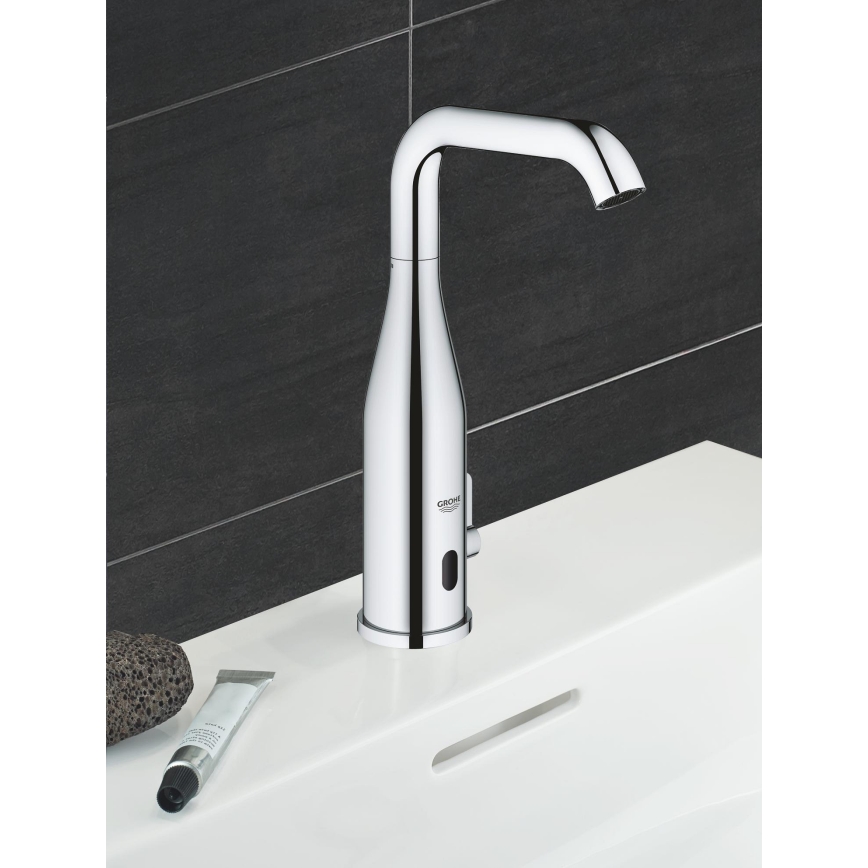 GROHE 36445000 - Infrarot-elektronische Waschtischarmatur ESSENCE E, Hochglanz-Chrom