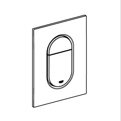 GROHE 37624DA0 - Betätigungsplatte 130 × 172 mm, Bronze
