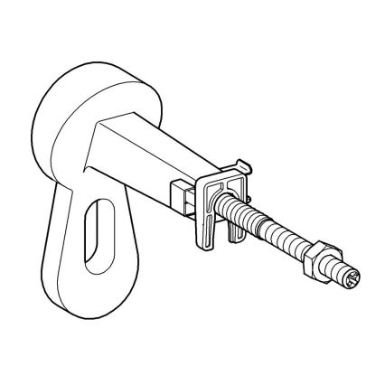 GROHE 3855800M - Wandanschluss RAPID SL 130-230 mm glänzender Chrom