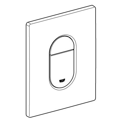 GROHE 38844SH0 - Betätigungsplatte ARENA COSMOPOLITAN 156 × 197 mm weiß