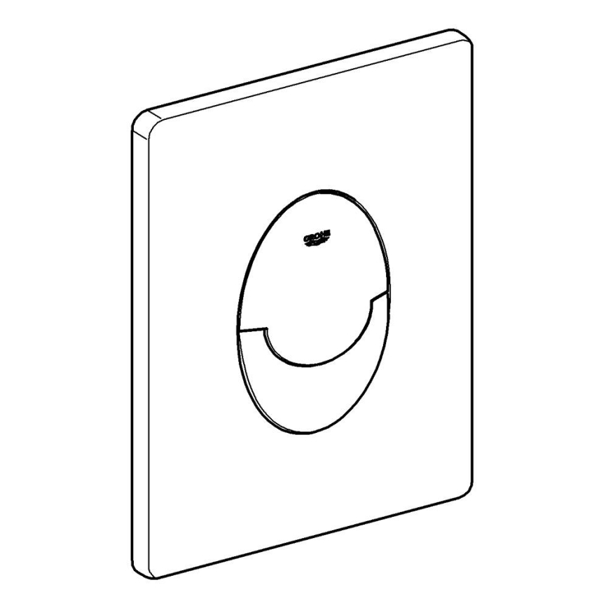 GROHE 38964KF0 - Betätigungsplatte START 156 × 197 mm Phantom-Schwarz