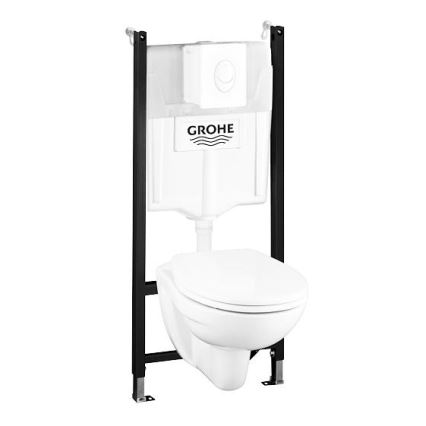 GROHE 39116000 - 4-in-1-Set mit Keramik SOLIDO COMPACT 1,13 m