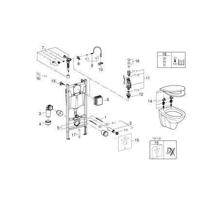 GROHE 39116000 - 4-in-1-Set SOLIDO COMPACT 1,13 m Duroweiß