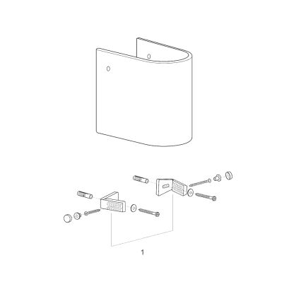 GROHE 39201000 - Halbsäule EURO CERAMIC 210 × 300 × 322 mm Keramik/weiß