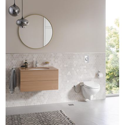 GROHE 39648SH0 - Manueller Bidet-Sitz BAU CERAMIC Duroweiß