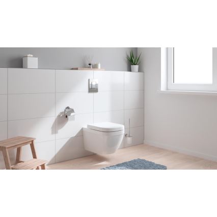 GROHE 39693000-Wandhängendes Kompakt-WC EURO CERAMIC mit Triple Vortex-Spülung 53 l Keramik/weiß