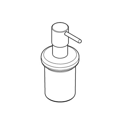 GROHE 40394001 - ESSENTIALS Flüssigseifenspender, 160 ml, Hochglanz-Chrom