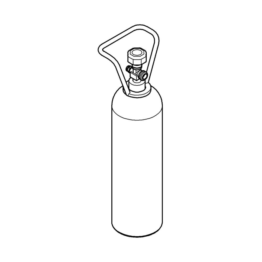 GROHE 40423000 - Starter-Set CO2-Druckflasche GROHE BLUE 2 kg