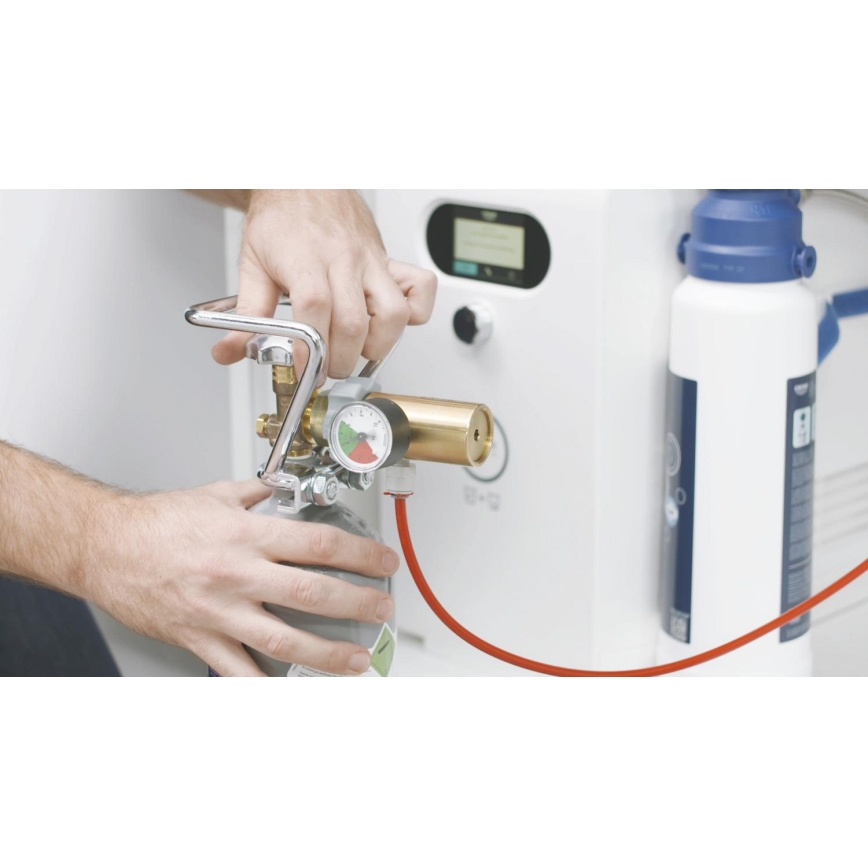 GROHE 40423000 - Starter-Set CO2-Druckflasche GROHE BLUE 2 kg