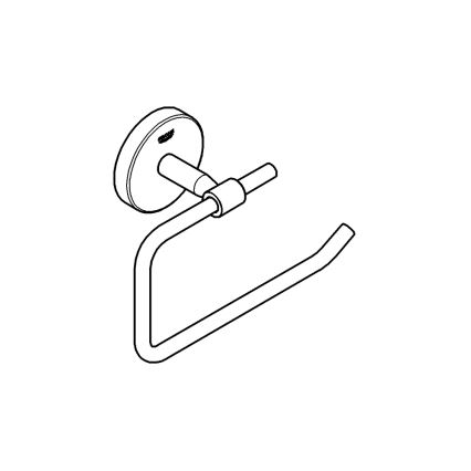 GROHE 40457001 - Toilettenpapierhalter BAUCOSMOPOLITAN, glänzender Chrom