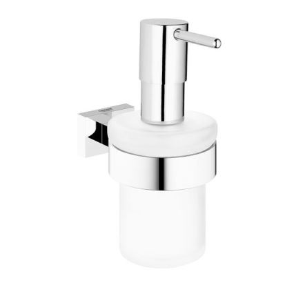 GROHE 40756001 - Flüssigseifenspender ESSENTIALS CUBE 160 ml, hochglanzverchromt