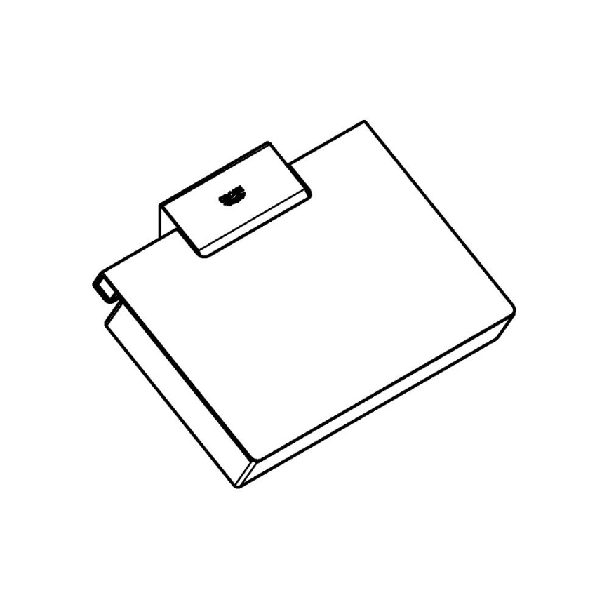 GROHE 40781000 - WC-Papierhalter SELECTION CUBE glänzender Chrom