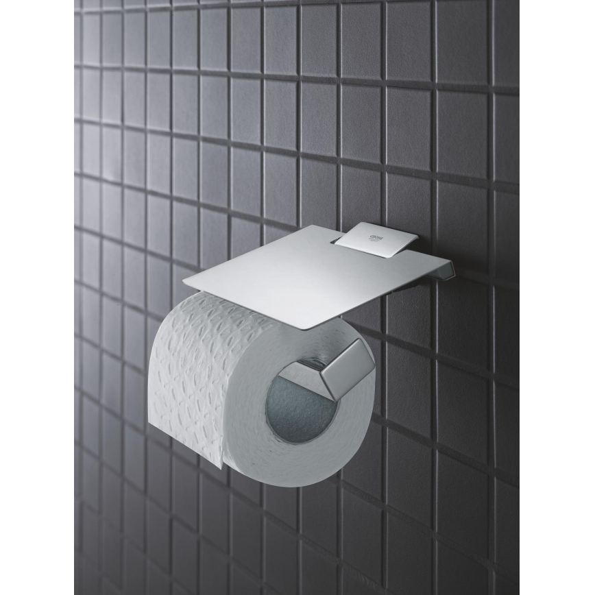 GROHE 40781000 - WC-Papierhalter SELECTION CUBE glänzender Chrom