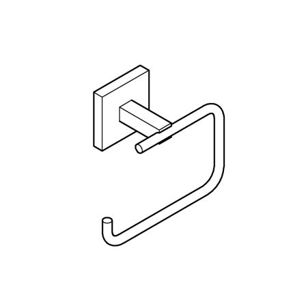 GROHE 409782430 - Toilettenpapierhalter START CUBE schwarz