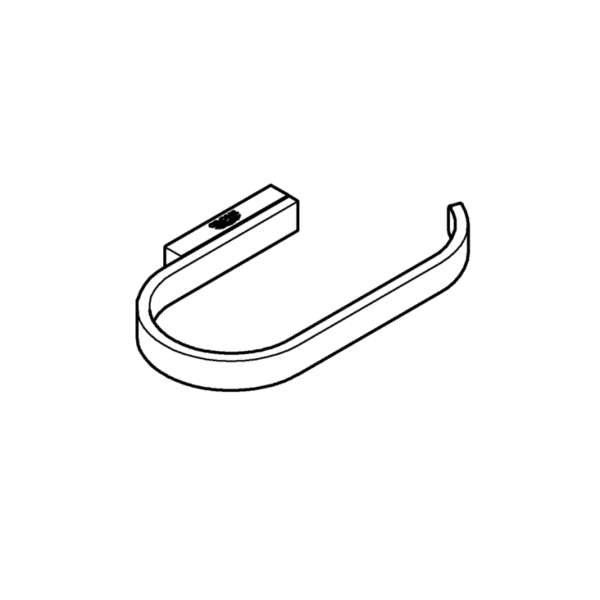 GROHE 41068000 - WC-Papierhalter SELECTION 153 x 85 mm glänzender Chrom