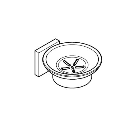 GROHE 41096DC0 - Seifenschale START CUBE 110 x 56 x 125 mm Edelstahl