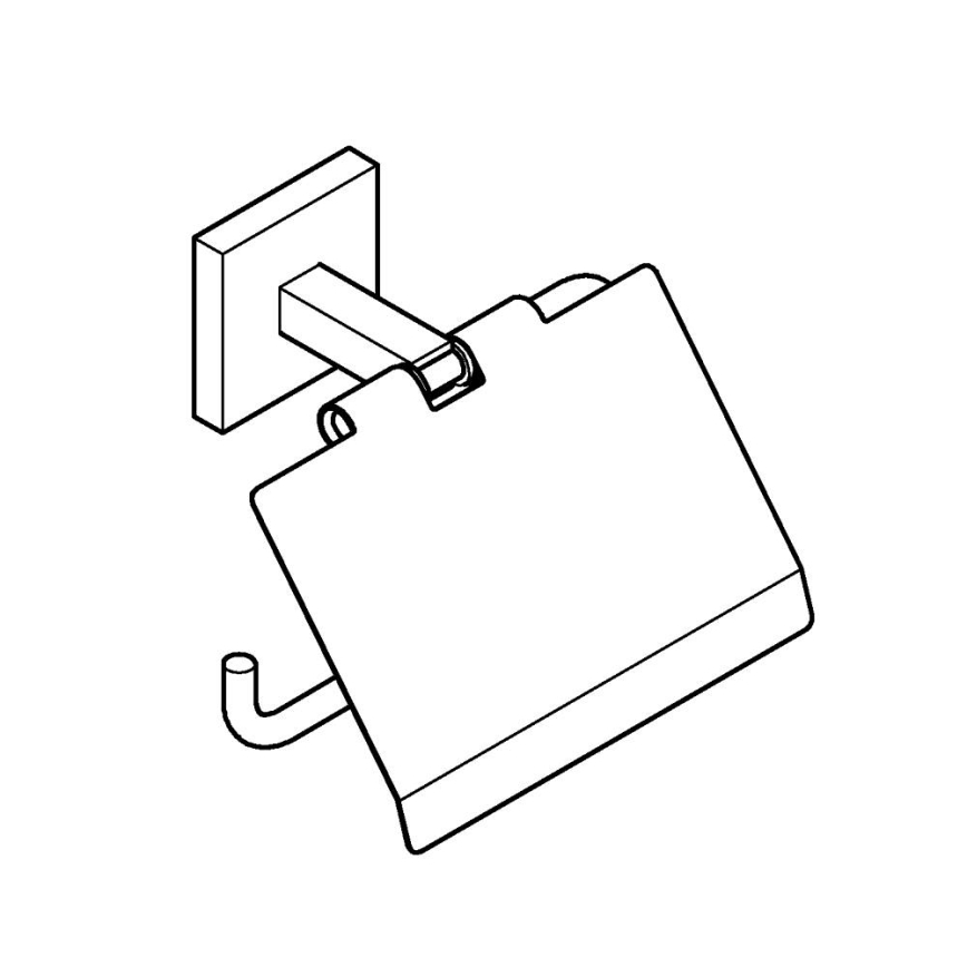 GROHE 41102000 - Toilettenpapierhalter START CUBE glänzender Chrom