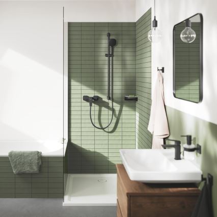 GROHE 411062430 - Eck-Duschablage ESSENTIALS 250 × 250 mm schwarz