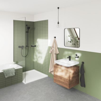 GROHE 411062430 - Eck-Duschablage ESSENTIALS 250 × 250 mm schwarz