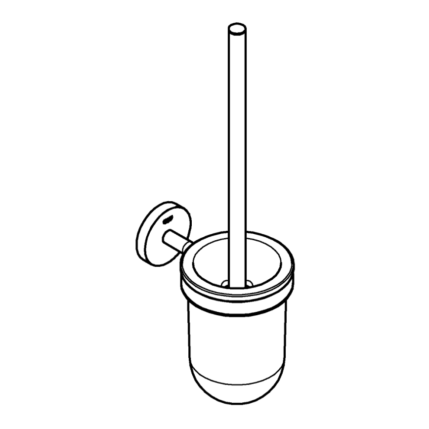 GROHE 41169000 - WC-Reinigungsset START mattierter Chrom