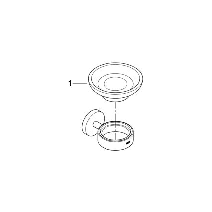 GROHE 411932430 - Seifenschale START, schwarz