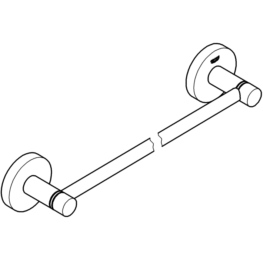 GROHE 41197000 - Handtuchhalter START 504 mm, glänzender Chrom