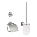 GROHE 41204DC0 - 3-in-1 WC-Zubehörset START, Edelstahl