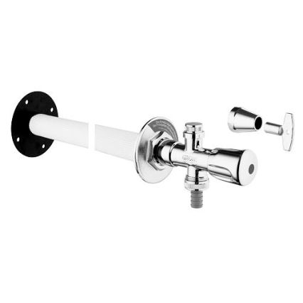 GROHE 41208000 - Außenwandventil EUROTEC DN 15, Hochglanz-Chrom
