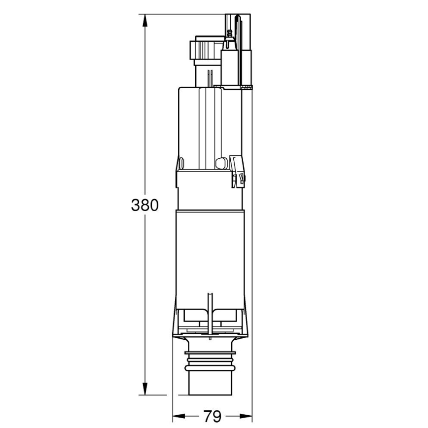GROHE 42253000 - Ablaufventil AV1, glänzender Chrom