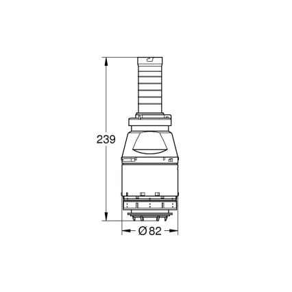 GROHE 42690000 - Servo-Spülventil ohne Ventilsitz, ohne Verlängerung