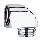 GROHE 45304000 - Duschanschlussbogen DN 15 × DN 15, hochglänzender Chrom