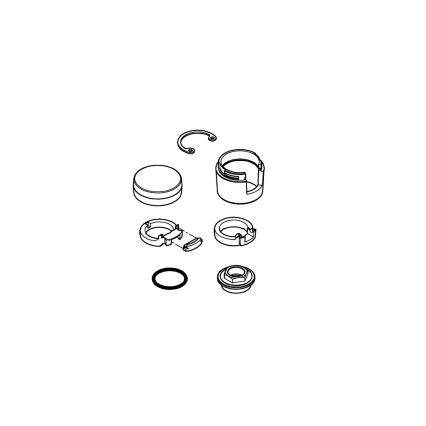 GROHE 46023000 - Einhebelmischer EUROMIX, glänzender Chrom