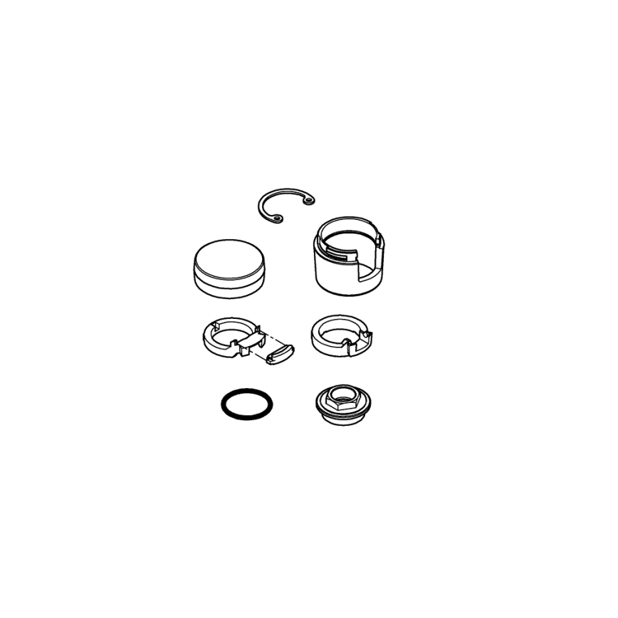 GROHE 46023000 - Einhebelmischer EUROMIX, glänzender Chrom