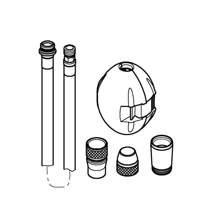 GROHE 48293000 - Universal-Duschschlauch 1425 mm, glänzend verchromt