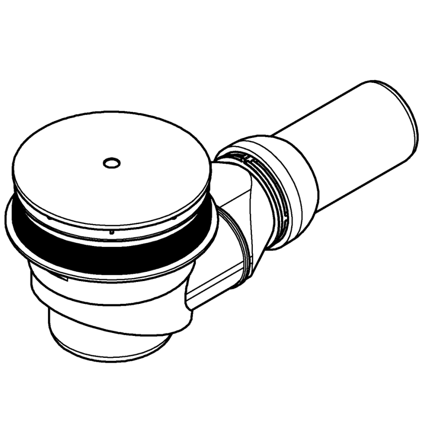 GROHE 49534000 - Ablaufgarnitur für universelle Duschwannen O 112 mm Chrom