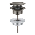 GROHE 65807AL0 - Ablaufgarnitur für Waschbecken mit Überlauf, Graphit