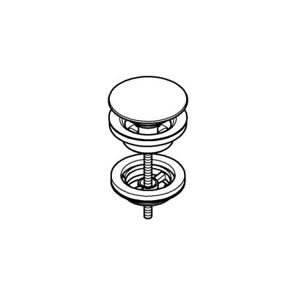 GROHE 65807GN0 - Ablaufgarnitur in Gold