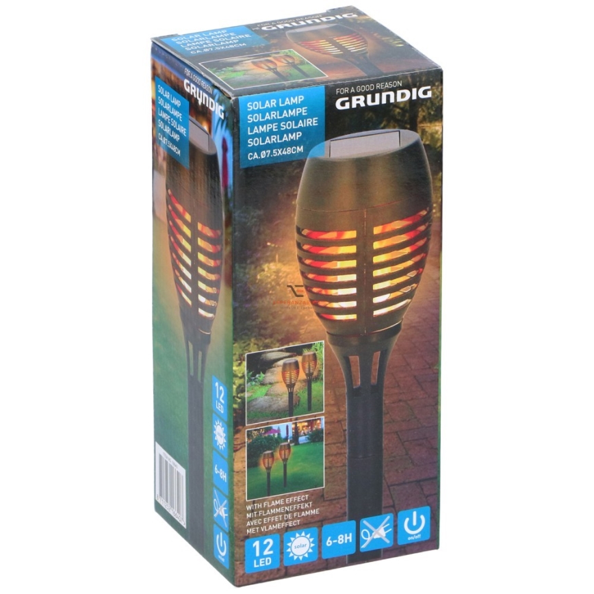 Grundig 16640 - LED Solarleuchte LED/1,2V 600 mAh IP44