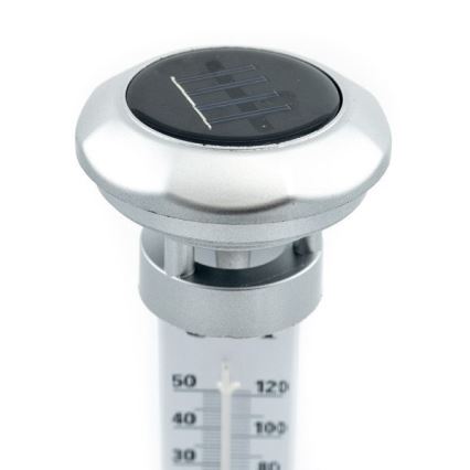 Grundig 89640 - LED Solarlampe mit Thermometer 1xLED/1,2V