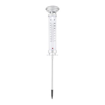 Grundig 89640 - LED Solarleuchte mit Thermometer 1xLED/1,2V 600 mAh IP44