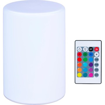 Grundig - dimmbare RGB-LED-Tischleuchte LED/3xAAA + Fernbedienung