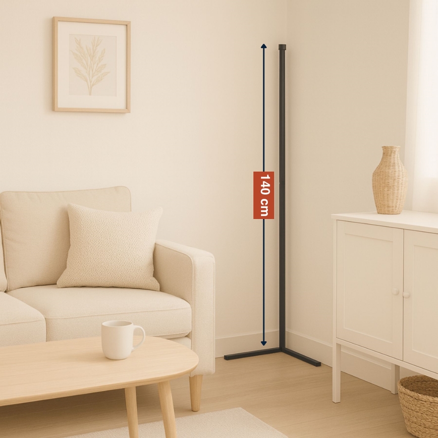 Grundig - Dimmbare RGBW-LED-Stehleuchte LED/6W/230V + Fernbedienung