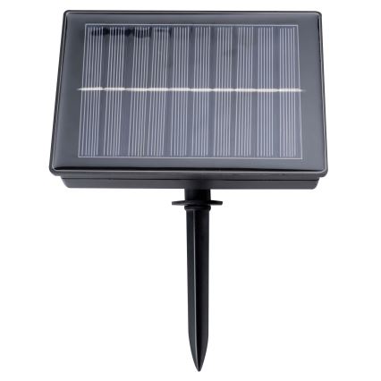 Grundig - LED dimmbare Solar-Lichterkette 50xLED/8 Funktionen 9,35 m warmweiß 1200 mAh + Fernbedienung